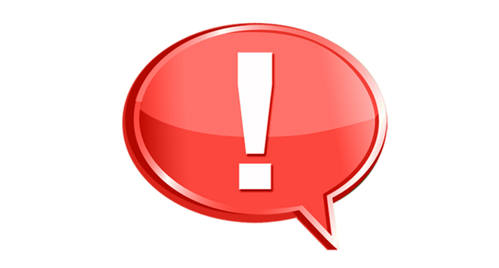 Achtung Warnhinweis!