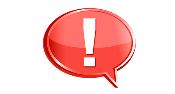 Achtung Warnhinweis!