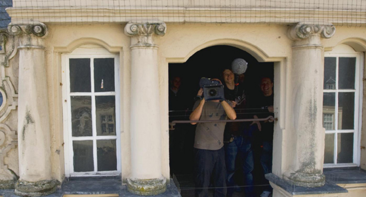 Filmteam beim Dreh in Bad Mergentheim ©TMBW