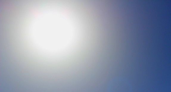 Blick in die Sonne